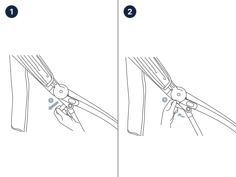 스탠딩바 접기